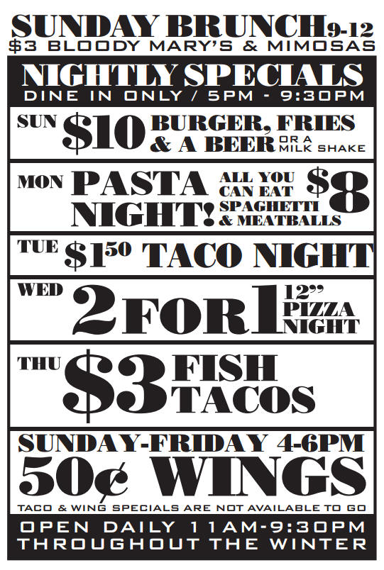 specials